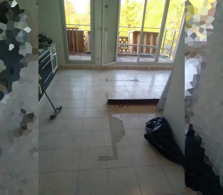 Rénovation sol - avant travaux